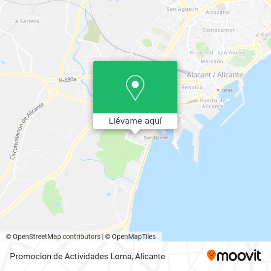 Mapa Promocion de Actividades Loma