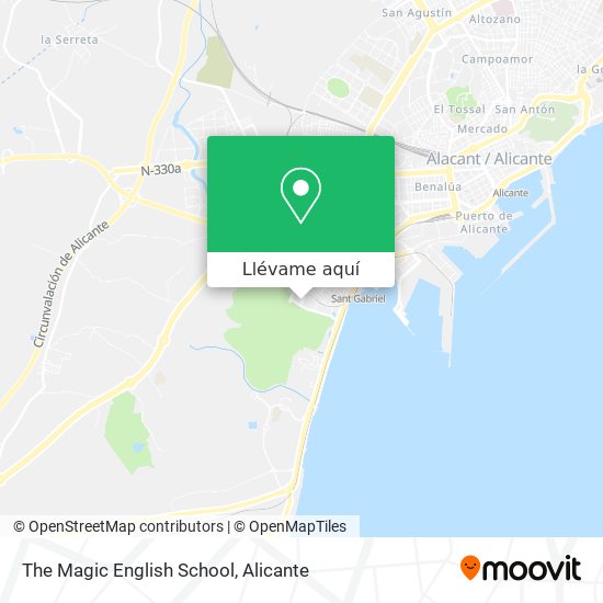Mapa The Magic English School
