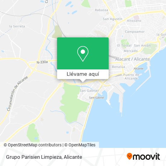 Mapa Grupo Parisien Limpieza