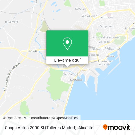 Mapa Chapa Autos 2000 Sl (Talleres Madrid)