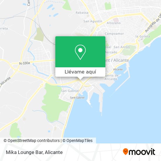Mapa Mika Lounge Bar