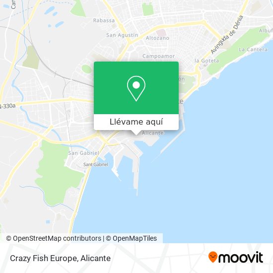 Mapa Crazy Fish Europe