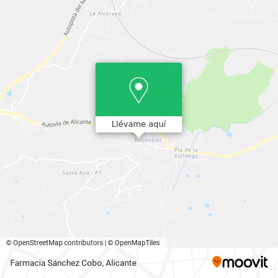 Mapa Farmacia Sánchez Cobo