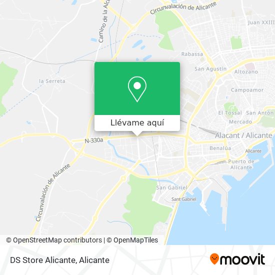 Mapa DS Store Alicante