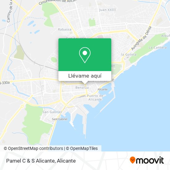 Mapa Pamel C & S Alicante