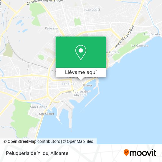 Mapa Peluqueria de Yi du