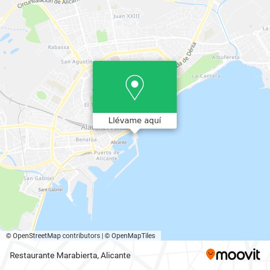 Mapa Restaurante Marabierta