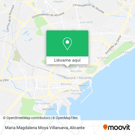 Mapa Maria Magdalena Moya Villanueva