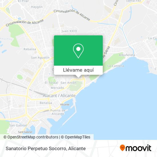 Mapa Sanatorio Perpetuo Socorro