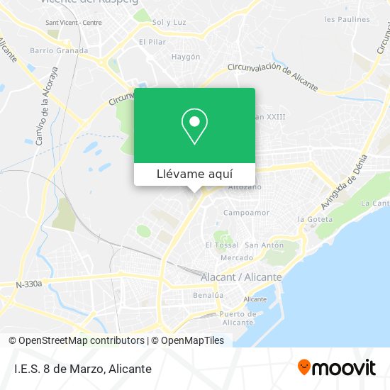 Mapa I.E.S. 8 de Marzo