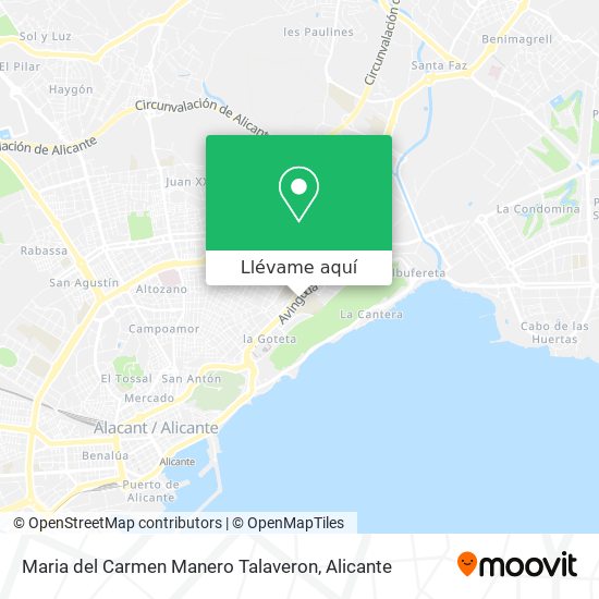 Mapa Maria del Carmen Manero Talaveron