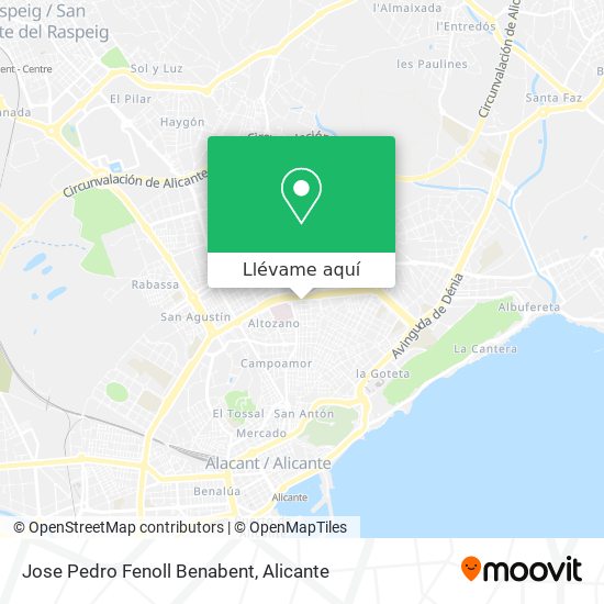 Mapa Jose Pedro Fenoll Benabent
