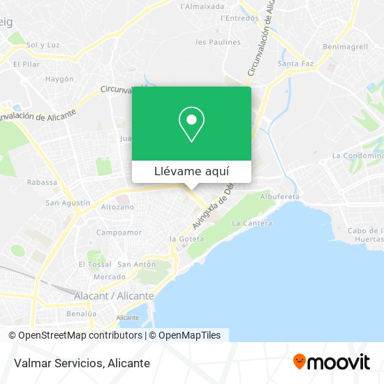 Mapa Valmar Servicios