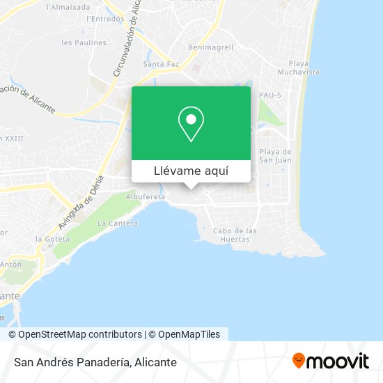 Mapa San Andrés Panadería