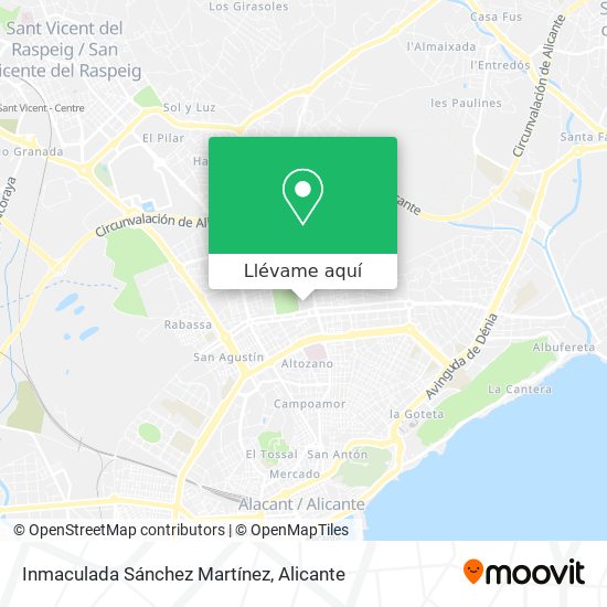 Mapa Inmaculada Sánchez Martínez
