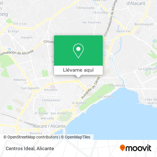 Mapa Centros Ideal