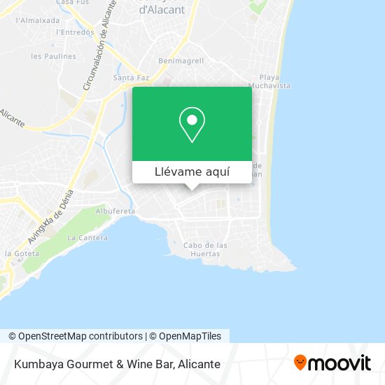 Mapa Kumbaya Gourmet & Wine Bar