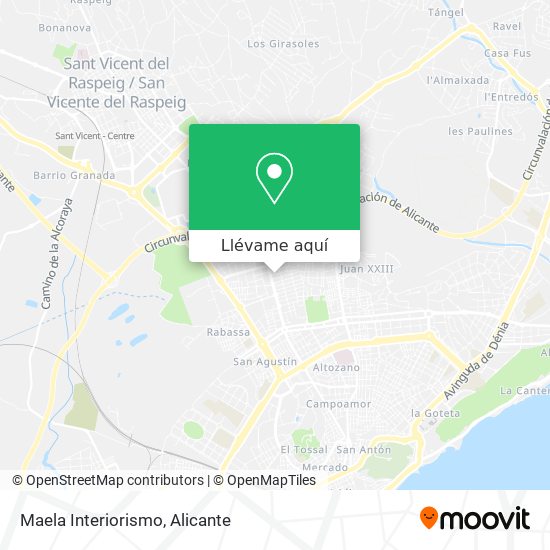 Mapa Maela Interiorismo