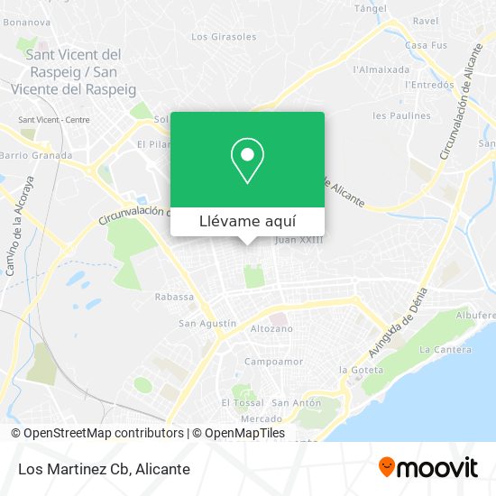 Mapa Los Martinez Cb