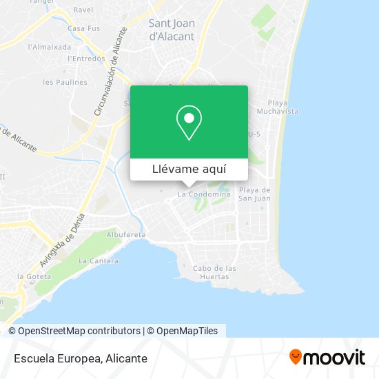 Mapa Escuela Europea