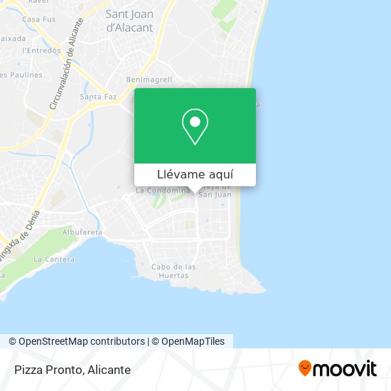 Mapa Pizza Pronto