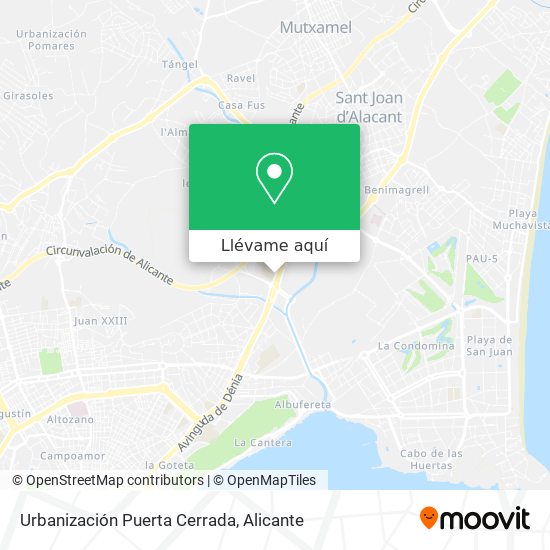 Mapa Urbanización Puerta Cerrada
