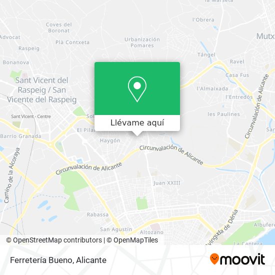 Mapa Ferretería Bueno