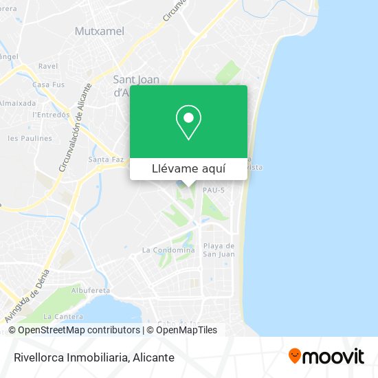 Mapa Rivellorca Inmobiliaria