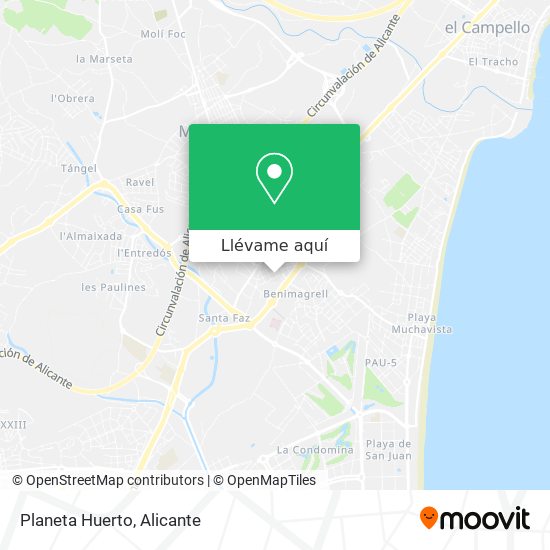 Mapa Planeta Huerto