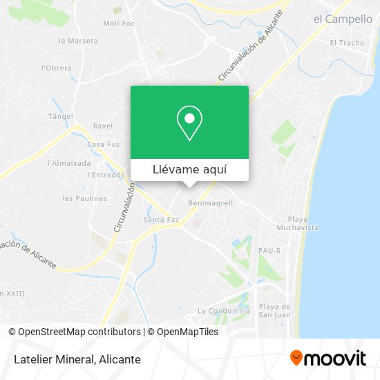Mapa Latelier Mineral