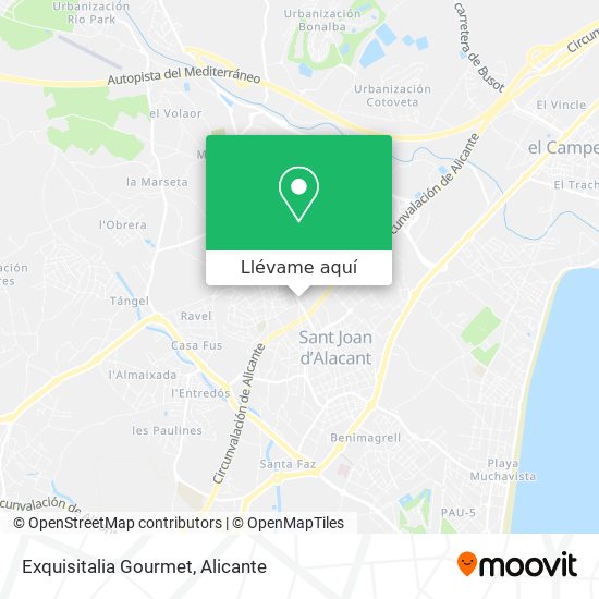 Mapa Exquisitalia Gourmet