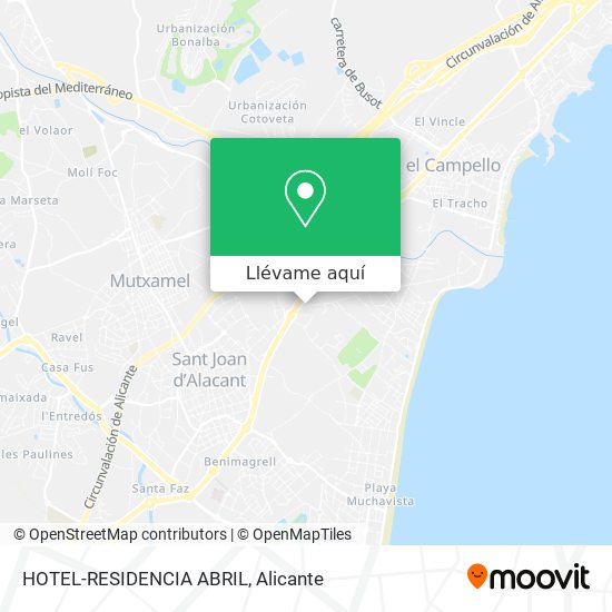 Mapa HOTEL-RESIDENCIA ABRIL