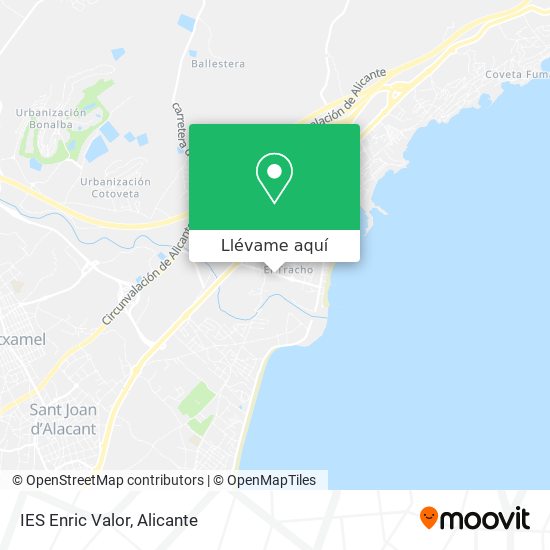 Mapa IES Enric Valor
