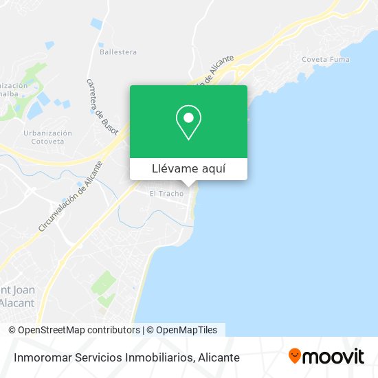 Mapa Inmoromar Servicios Inmobiliarios