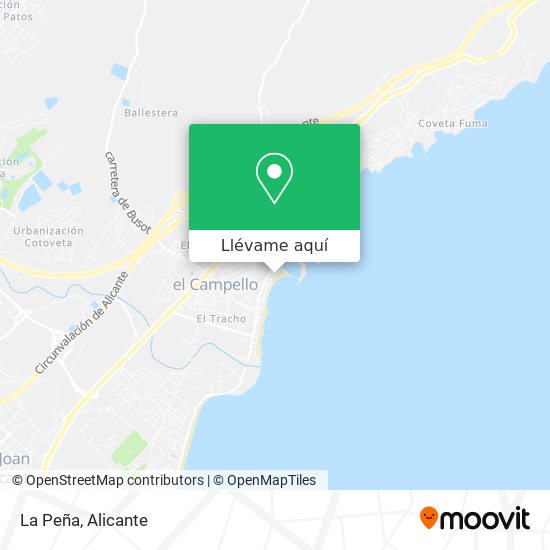 Mapa La Peña