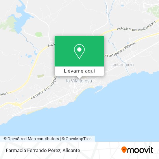 Mapa Farmacia Ferrando Pérez