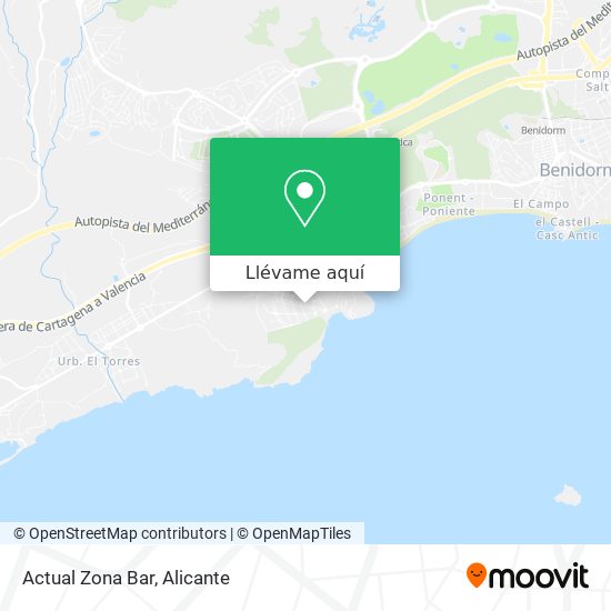 Mapa Actual Zona Bar