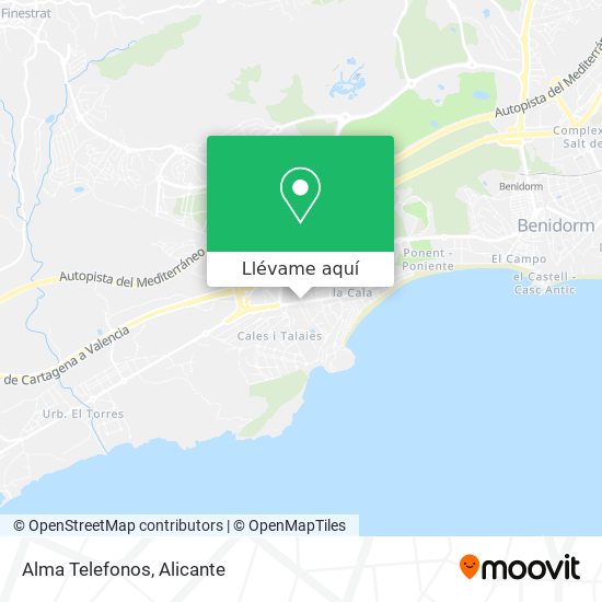 Mapa Alma Telefonos