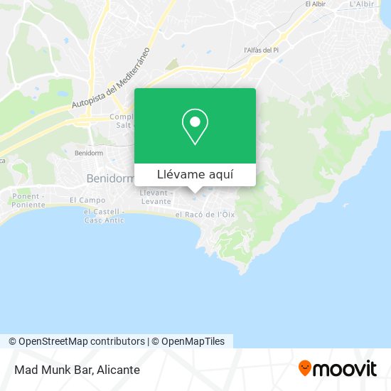 Mapa Mad Munk Bar