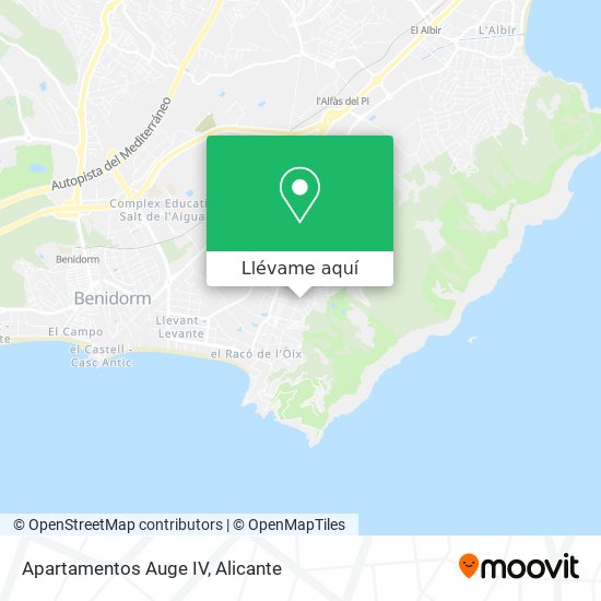 Mapa Apartamentos Auge IV