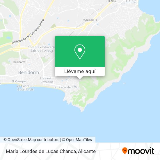 Mapa María Lourdes de Lucas Chanca