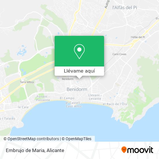 Mapa Embrujo de Maria