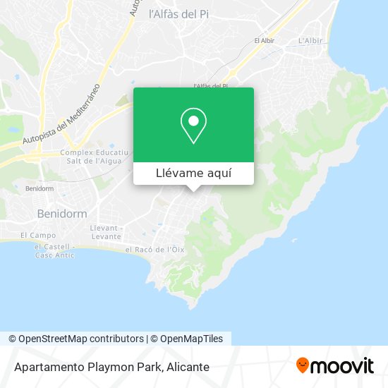 Mapa Apartamento Playmon Park