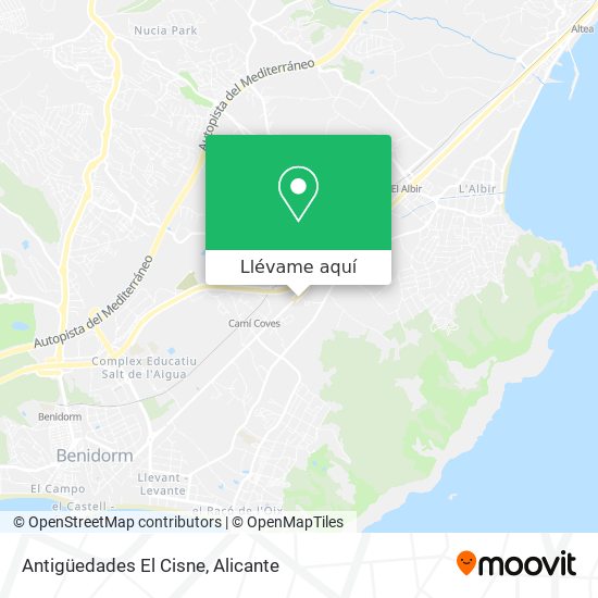 Mapa Antigüedades El Cisne