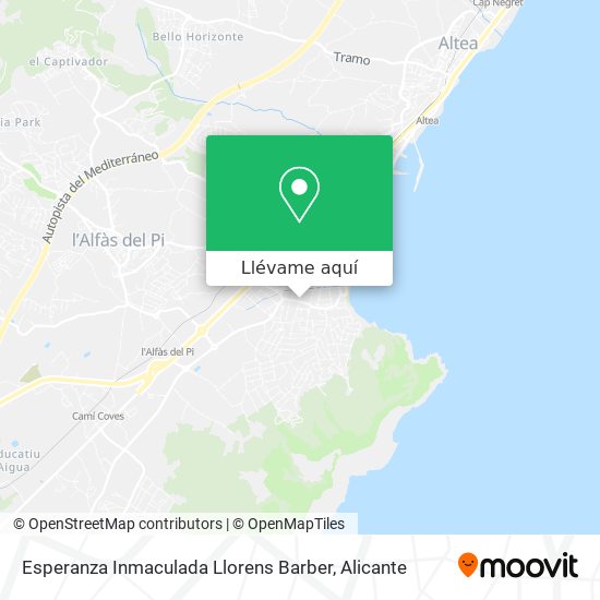 Mapa Esperanza Inmaculada Llorens Barber