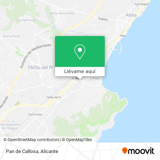 Mapa Pan de Callosa
