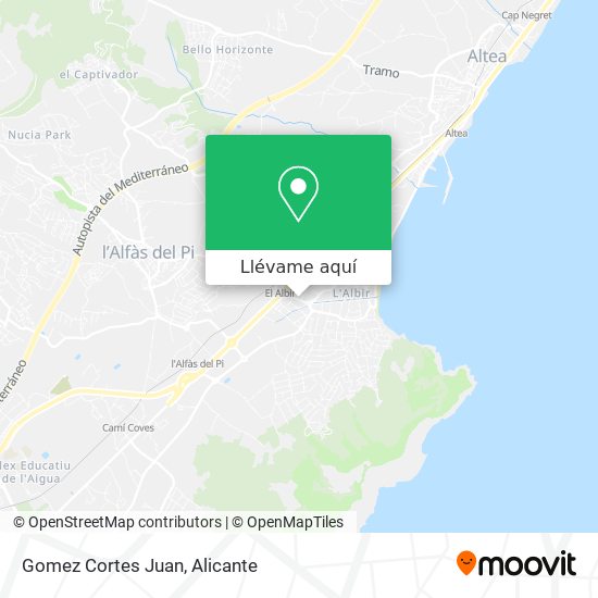 Mapa Gomez Cortes Juan