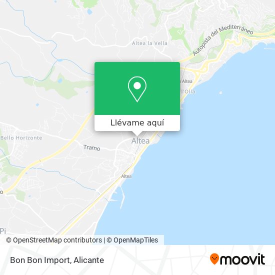 Mapa Bon Bon Import