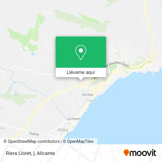 Mapa Riera Lloret, j