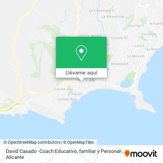 Mapa David Casado -Coach Educativo, familiar y Personal-